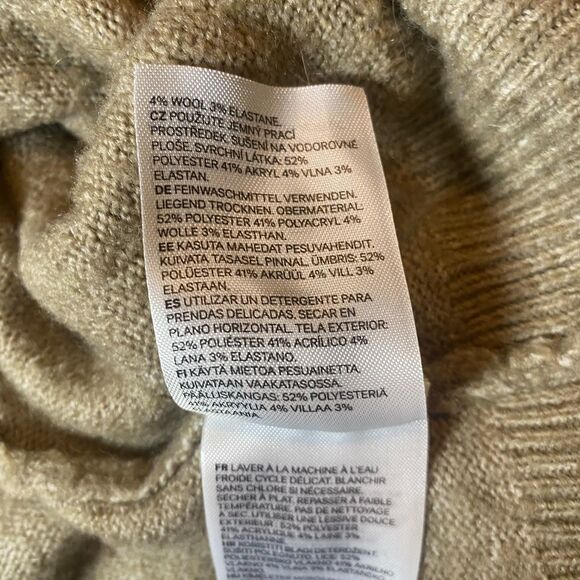 H&M Wool Blend Sweater Women's Size S Crew Neck Minimalist - Picture 5 of 7